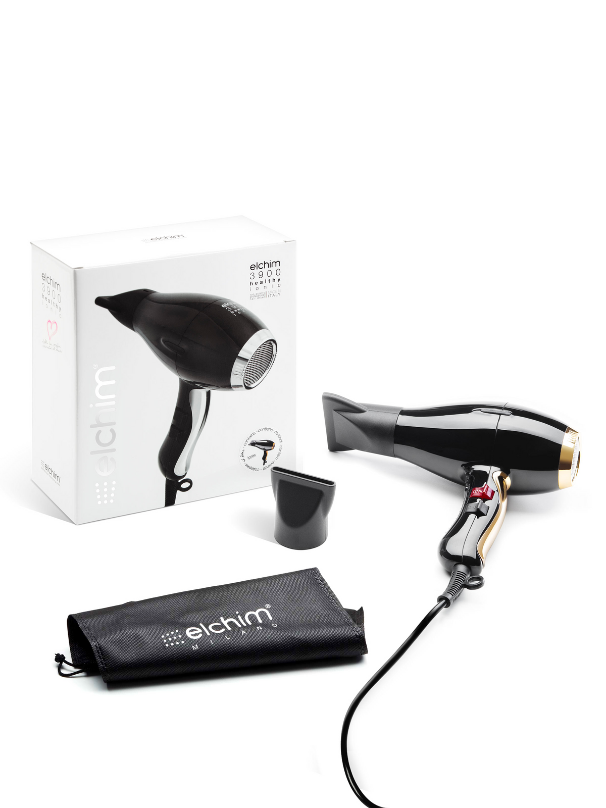 3900 Healthy Ionic: Phon Professionale Potente Elchim